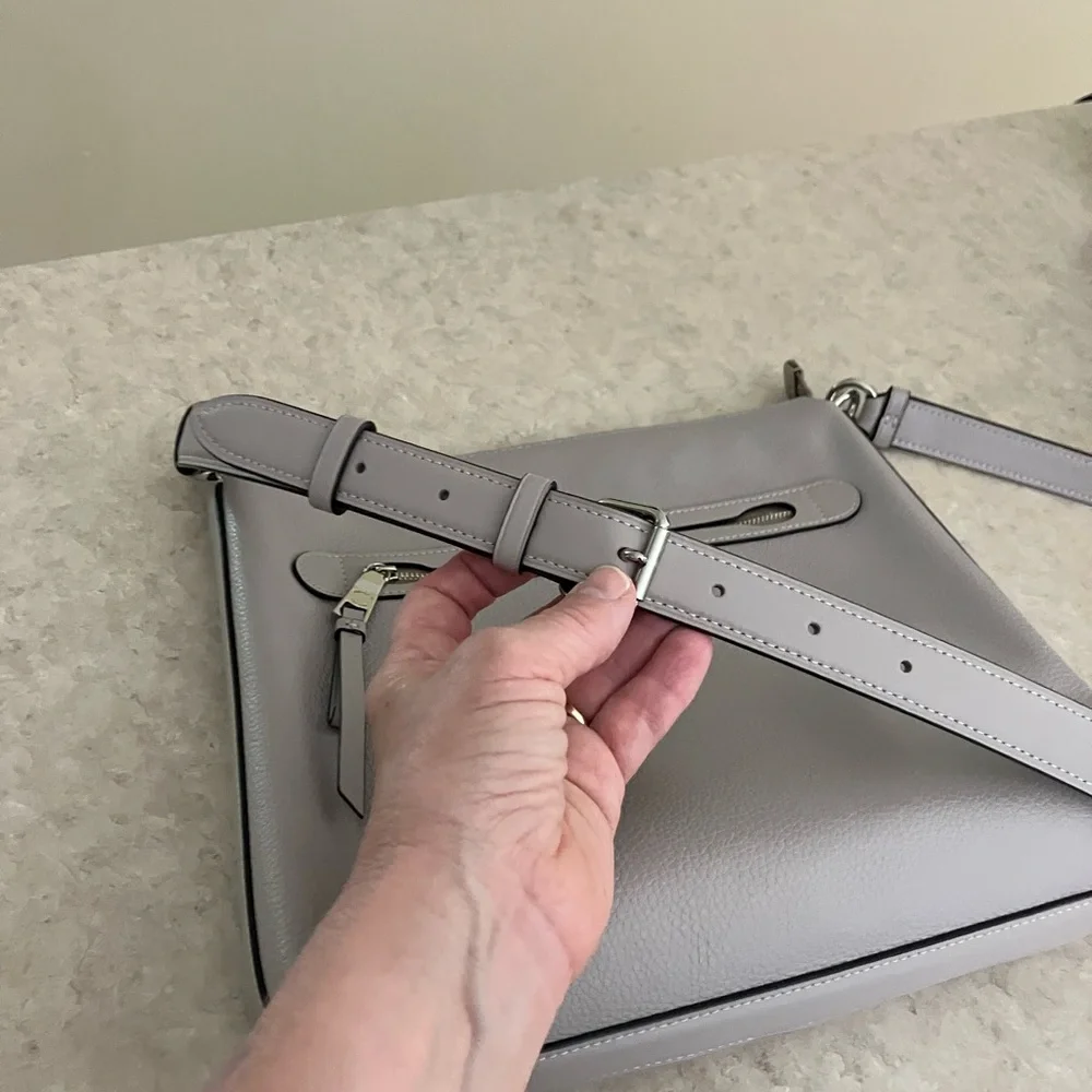 Coach Mae File Grey Birch Crossbody Bag - Picture 4 of 6